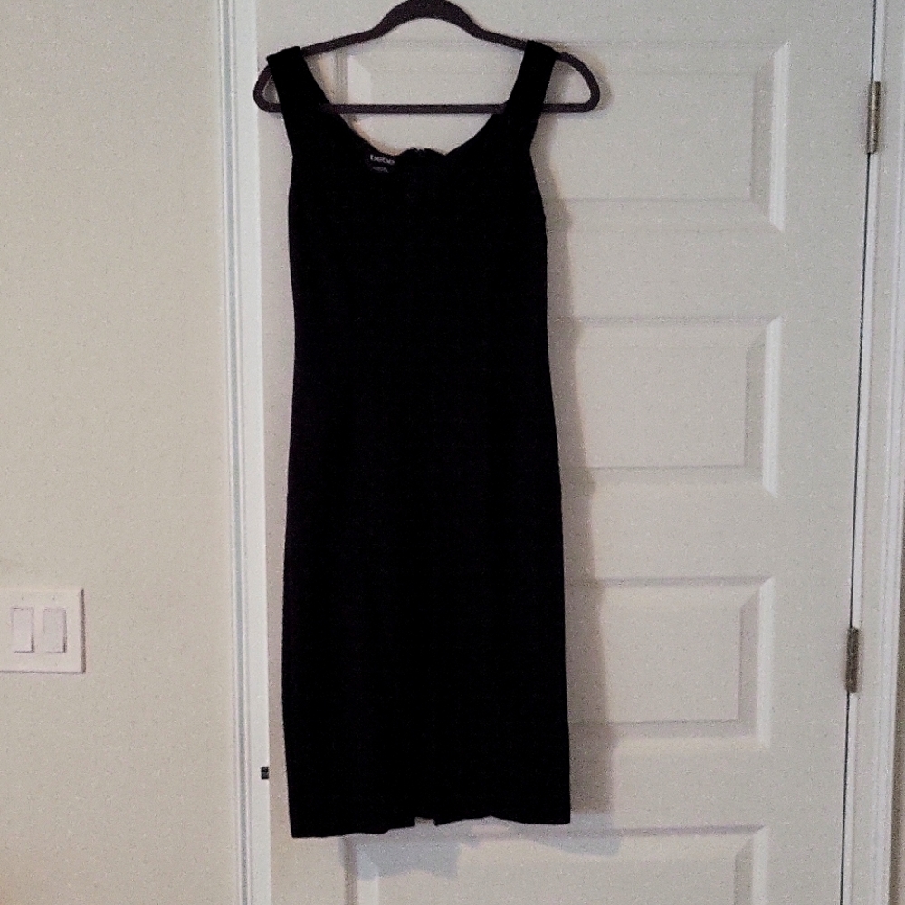 Bebe black pencil dress